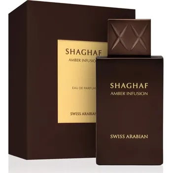 Unisex parfém Swiss Arabian Shaghaf Amber Infusion parfémovaná voda unisex 75 ml + Prodloužená možnost vrácení zboží do 30 dnů.