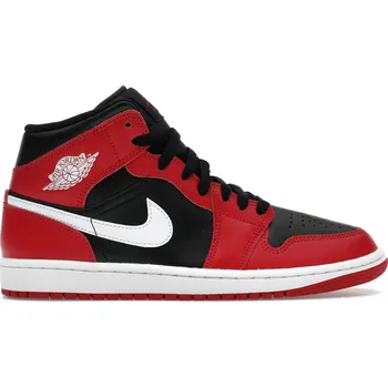 Pánská obuv Air Jordan 1 Mid Black Gym Red Velikost: 47.5 DQ8423-061