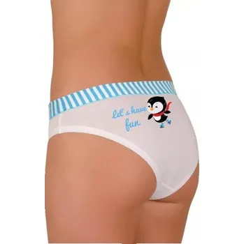 Kalhotky Dámské klasické kalhotky 52/1-41/2+D215 FABIO bílá S