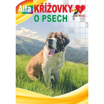 Kniha Křížovky o psech 1/2023