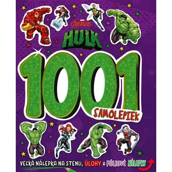 Marvel Avengers - Hulk 1001 samolepiek - Kolektiv