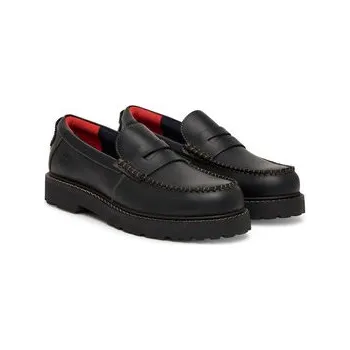 Pánské tenisky Loafersy Tommy Jeans Archive '01 Loafer EM0EM01710 Černá 44