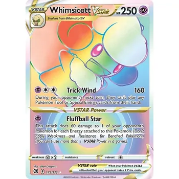Karetní hra Whimsicott VSTAR - 175/172 - Brilliant Stars