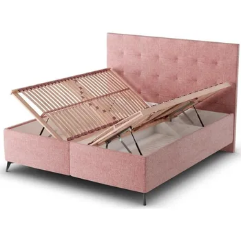 Postel Čalouněná postel Venuše - čelo s prošíváním 200x180 Doprava ZDARMA.