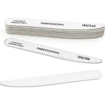 Přípravek na nehty Pilník. leštička na nehty 18x2 cm (180/240) - 1 ks