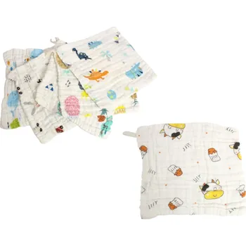 Ručník Ručník, bavlněný ručník bílý s vzorem 23x23 cm MIX - 1 ks