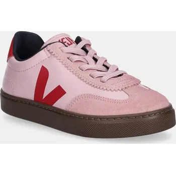 Dívčí obuv Dětské kožené tenisky Veja Small Volley SY2021016C.28.35 růžová 30X, EUR 30