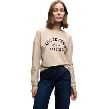 Dámská mikina Dámská pohodlná mikina s nápisem Street One 324425 latte velikost 34