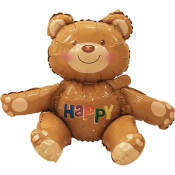 Fóliový balón 3D MEDVÍDEK 70x60 cm