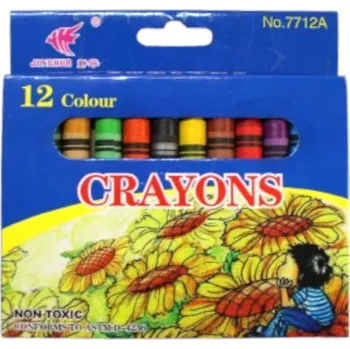 Pastelka Svíčkové pastelky CRAYONS 12 barev 14 x 13 x 1 cm