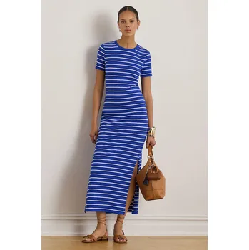 Dámské šaty Šaty Lauren Ralph Lauren 200P03768 modrá 55X, vel. M