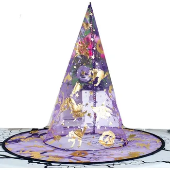 Čepice Čepice ČARODĚJNICE, ČARODĚJE 38x35 cm FIALOVÁ