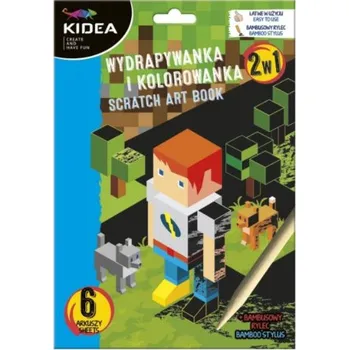 omalovánky KIDEA Scratchbook a omalovánky 2 v 1 HRA 26x18 cm