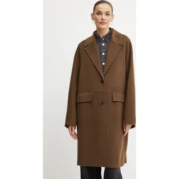 Dámský kabát Vlněný kabát BOSS 50518893 zelená 78X, vel. 38