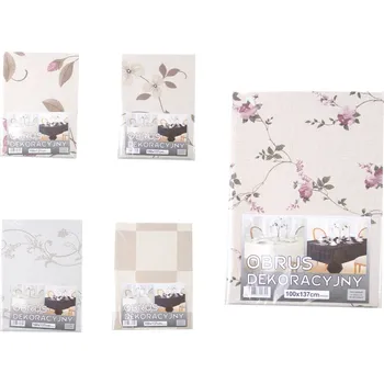 ubrus Dekorativní ubrus, látka 100 x 137 cm, RŮZNÉ VZORY – 1 ks