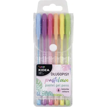 KIDEA Gelové pastelové propisky – sada 6 ks