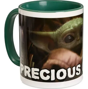 Keramický hrnek Star Wars|Hvězdné Války TV seriál The Mandalorian: Precious Cargo - mladý Yoda (objem 315 ml)