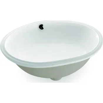 Umyvadlo Bathco 0053 - Zápustné umyvadlo ANCONA 55x41 cm porcelán/bílá