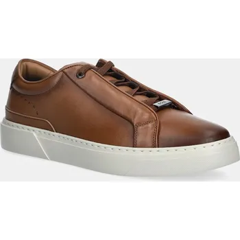 Pánská móda Kožené tenisky BOSS Gary 50546855.214 hnědá 89X, EUR 43