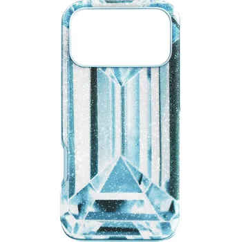 Obal na telefon Swarovski HIGH 17 PRO MAX 5737056 modrá 55X, vel. ONE SIZE