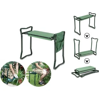 Zahradní židle, KLĘCZNIK s přihrádkou na nářadí 60x28x13 cm ZELENÁ