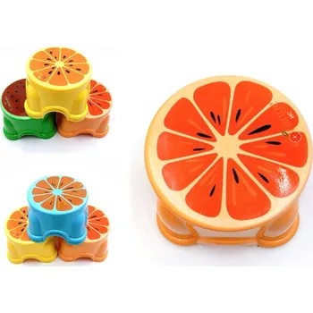 Stolička Stolička, dětská podesta 19,5 x 13 cm, ovoce MIX BAREV