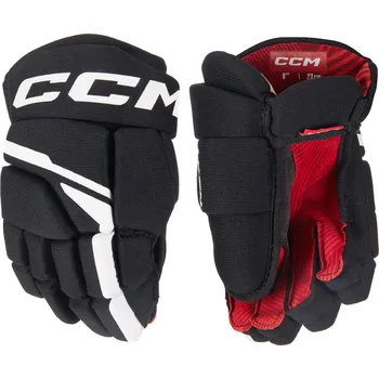 Hokejové rukavice Rukavice CCM NEXT 23 Youth Velikost: 9", červeno-bílé