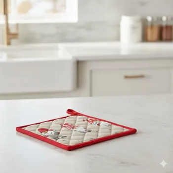 Home Styling Collection Bavlněná chňapka s motivem skřítka, 20×20 cm