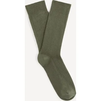 Celio Vysoké ponožky Riqlo 1105434 Khaki TU