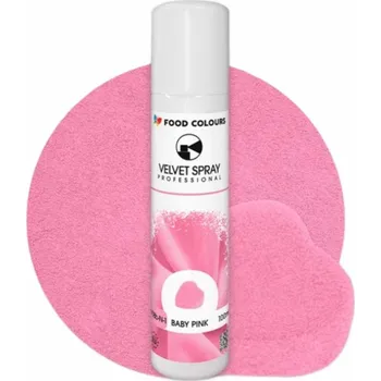 Potravinářské barvivo Food Colours Sametový sprej Baby Pink 100ml