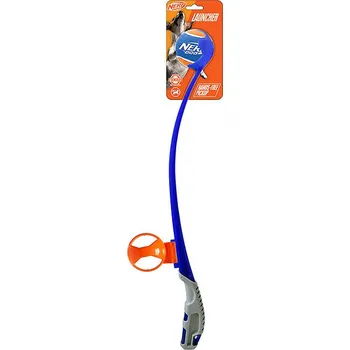 Hračka pro psa Nerf Dog Průhledný Air Strike a tenisový míček bez pískadla 41,5 cm / 6,5 cm