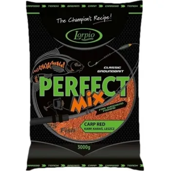 Návnadová surovina Lorpio Perfect Mix Carp Red Návnada 3000g