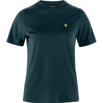 Dámské merino tričko s krátkým rukávem FJÄLLRÄVEN Bergtagen Merino 190 SS W Mountain Blue - M