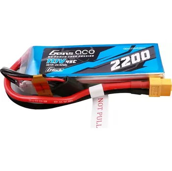 RC náhradní díl Gens ace akumulátor LiPo G-Tech 2200mAh 11.1V 45C 3S1P XT60 Plug