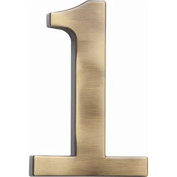 COBRA Číslice 1, výška 10 cm BRONZ