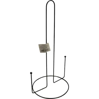 dc Stojan na papírové ručníky, kovový 30x16x12,5 cm ČERNÝ