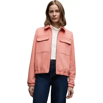 Dámská krátká velurová bundička Street One 212889 meruňková velikost 38