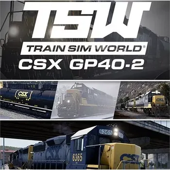 Počítačová hra Train Sim World - CSX GP40-2 Loco Add-On DLC