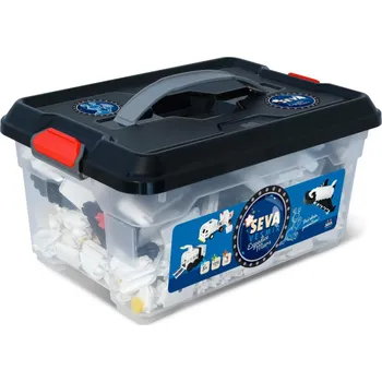 Stavebnice Seva Stavebnice SEVA VESMÍR Expedice Mars plast 1015ks v plastovém boxu 40x30x20cm