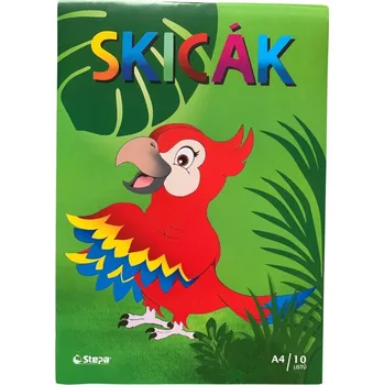 Výtvarný papír Skicák A4,10 listů