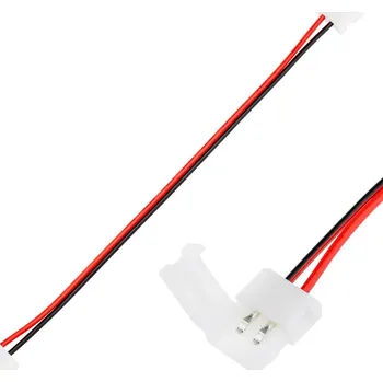 Příslušenství pro LED osvětlení Idealed Spojka do taśmy LED 2PIN 2-stronna zatrzask z przewodem 8mm