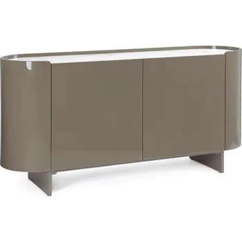 Komoda BIZZOTTO Dřevěná komoda OTILIA hnědá 160x80 cm