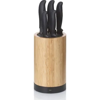 Sada nožů Kela KL-11283 ve stojanu Acida bambus černý 24,5cm 13,0cm
