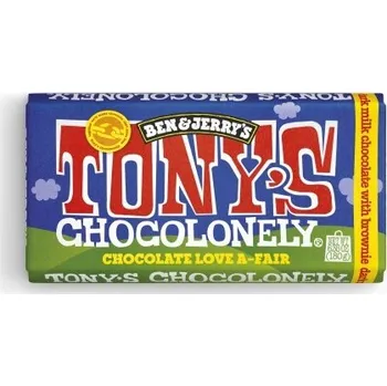 Čokoláda TONY'S CHOCOLONELY ČOKOLÁDA & JERRY'S CHOCOLATE 180G