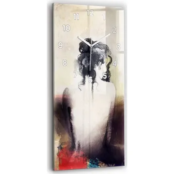 Hodiny Nástěnné hodiny Wallfluent hnědé 30 cm