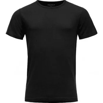 Pánské tričko Merino tričko Breeze Plus, Devold, Černé, M