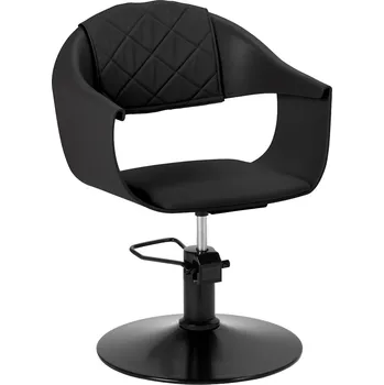 Kadeřnické křeslo Hair System Kadeřnický křeslo Halo noir Černá