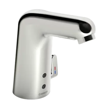 Vodovodní baterie Hansa MediPro Protec - Senzorová umyvadlová baterie, 6V, Bluetooth, chrom 05672119