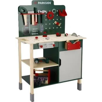 KidLand Dětský dřevěný ponk s nářadím 531804