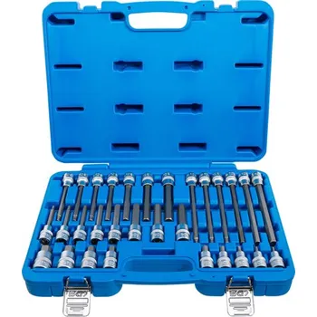 Gola hlavice Zástrčné hlavice Imbus 1/2", H5-H19, sada 30 dílů - BGS 5181